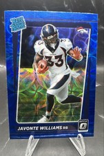2021 Panini Donruss Optic - Rated Rookie Javonte Williams #215 Blue Scope Prizm