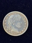 1892 25C Barber Quarter Fine Luster and Detail Mild Signs of Wear est. Very Fine