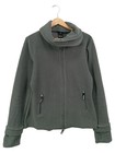 Bench Damen Fleecejacke Gr. 40/L Grau Casual Sportlich Outdoor Jacke
