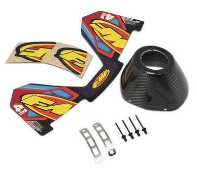 FMF 040643 Factory 4.1 RCT Muffler Carbon End Cap Kit