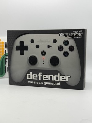 Retro Fighters Defender Wireless Controller Black PS1 PS2 PS3 Open Box USB-C