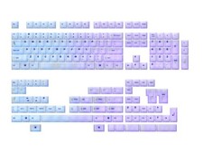 POM Jelly Premium Translucent Keycap Set Dye Sublimation 1.45 mm Thick PO...