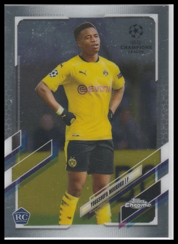 2020-21 Topps Chrome UEFA Champions League #55 Youssoufa Moukoko