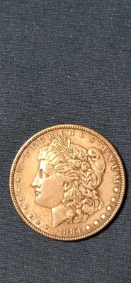 1 DOLLAR 1884 - ETATS-UNIS - ARGENT - 14 070 000 EX - FACTURE CGB - Photo 1/2