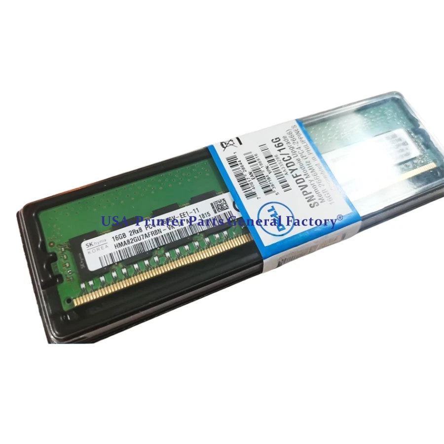 Fit For DELL SNPVDFYDC 16G AA335286 2RX8 DDR4 PC4-2666V UDIMM ECC RAM Memory - Image 2 of 3