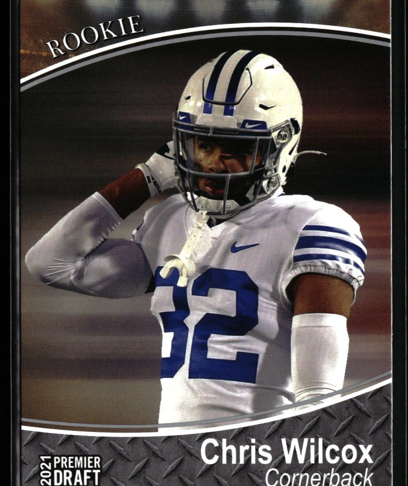 Chris Wilcox 2021 SAGE Premier Draft #69 Silver Rookie BYU Cougars