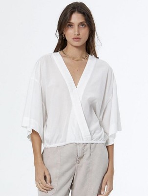NWT Women's Young Fabulous & Broke Gray Blouse Size Medium