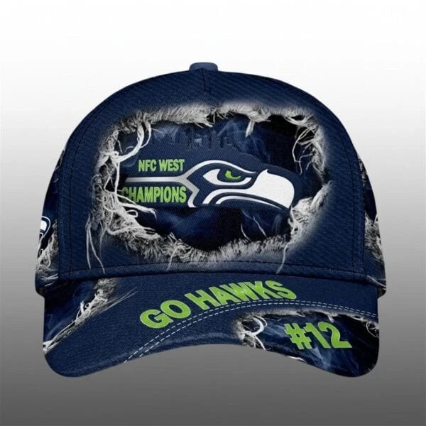 Seahawks  West Champions Go Hawks 12 Cap