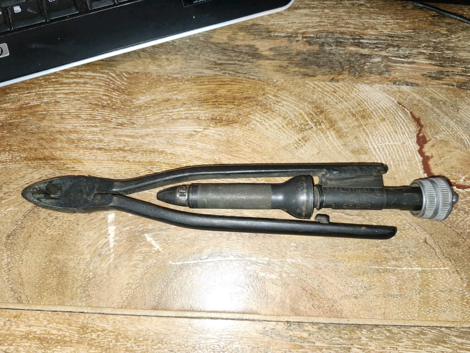 MILBAR SAFETY TWIST WIRE PLIERS 12" 2W AIRCRAFT TOOL