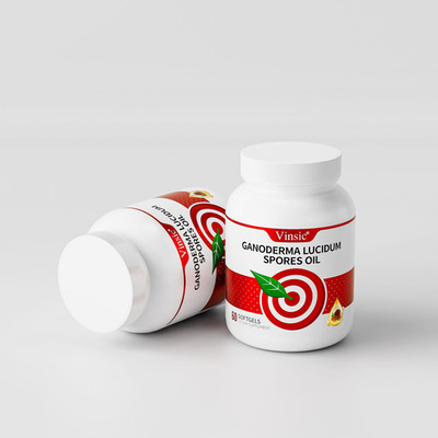 1000xConcentrated Reishi Spore Oil Softgels - Vinsic, 60 Count,  28% Triterpenes