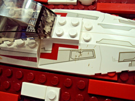 Lego Star Wars 7143 - Jedi Starfighter, Used, Minifig + Manual, No Box, Free S/H