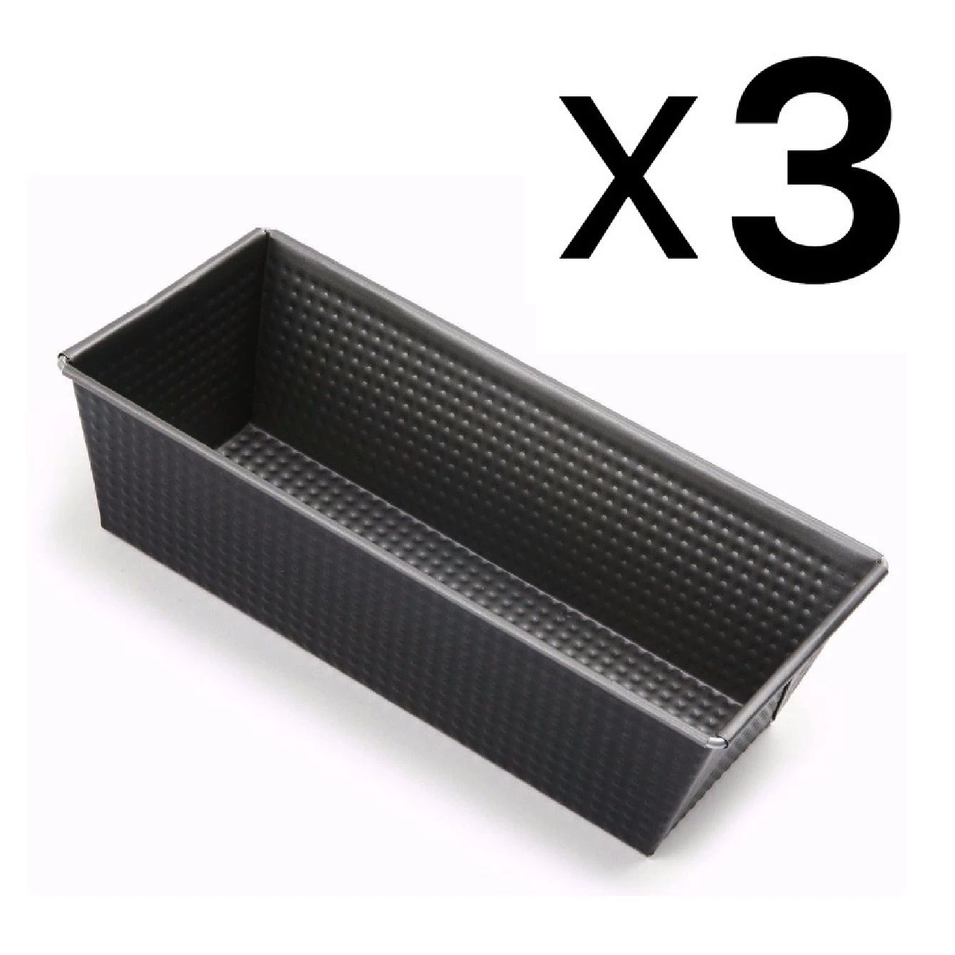 Norpro Nonstick Heavy Gauge Steel Bread Pan 10 x 4.5 x 3 Inches (3-Pack)
Opens in a new window or ta