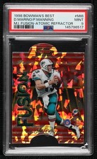 1998 Bowman's Best Atomic Refractor 10/25 Peyton Manning Dan Marino PSA 9 6m7