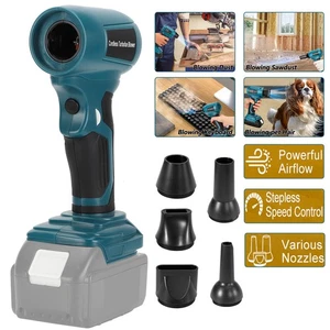 Leaf Blowers Cordless Dust Blower for Makita 18V Battery Portable Jet Dry Blower