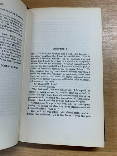 1960s EMILY BRONTE "WUTHERING HEIGHTS" HERON FICTION HARDBACK BOOK (P3) - Picture 7 of 15