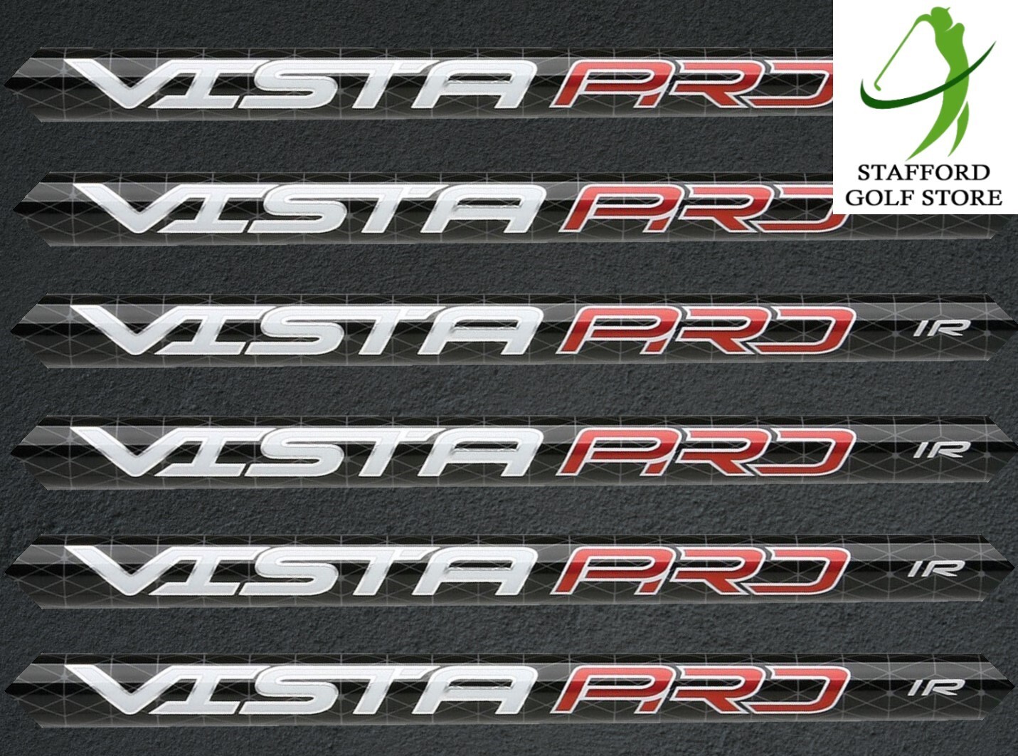 Set De 6 Shafts (tiges) De Fer En Graphite Fujikura Vista PRO 70i - Flex Régulier 40,5 Pouces