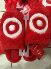 Wondershop Target Exclusive Red Holiday Slippers Large W 7/8 M 5/6 Unisex TikTok