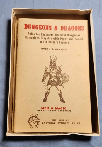 TSR Dungeons & Dragons Original White Box 5th Printing 1976 - Good Condition! - Picture 2 of 10