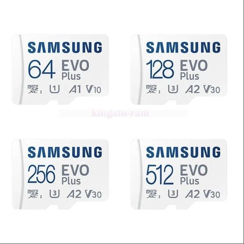 SAMSUNG EVO Plus 64GB 128GB 256GB 512GB Micro SD Karte TF Flash Speicherkart - Afbeelding 2 van 14