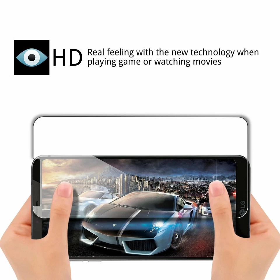 LG G6 Screen Protector Tempered Glass / 9H Hardness / 2 Packs / Case Friendly - Imagem 4 de 4