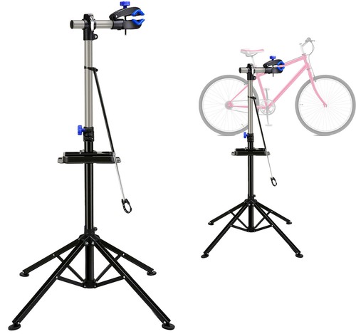 Bike Repair Stand Maintenance Station Adjustable Folding Mechanic Repair - Picture 10 of 11