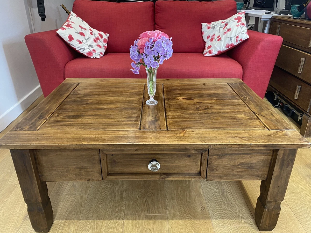 Distressed Pine Coffee Table