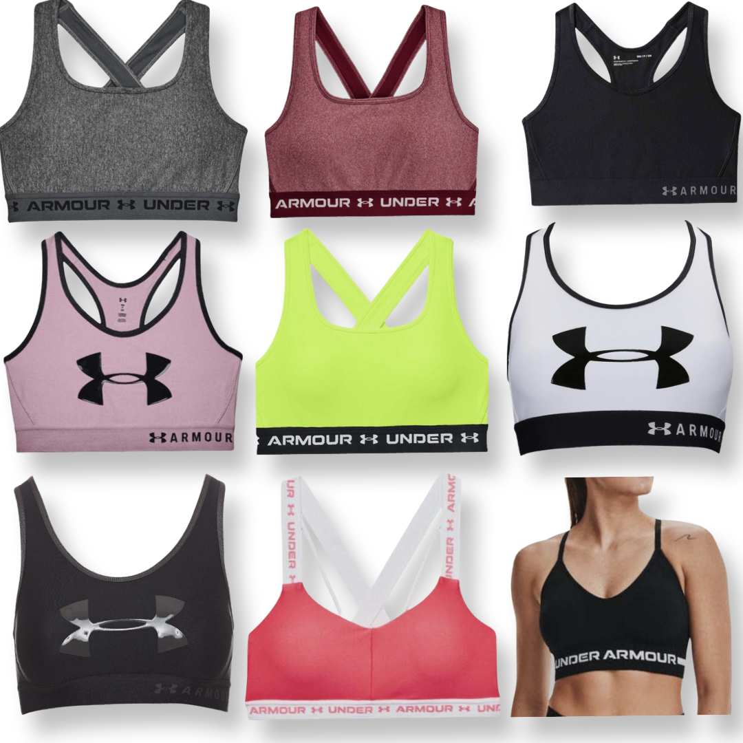 Leggings Bra Amazon Workout Clothes Under Armour Black Sports Bra - Main Image