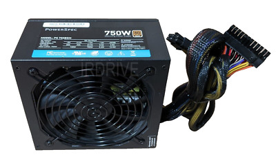 PowerSpec 750W 80+ Bronze Semi Modular Gaming PSU Native Cables ONLY AS PICTURED