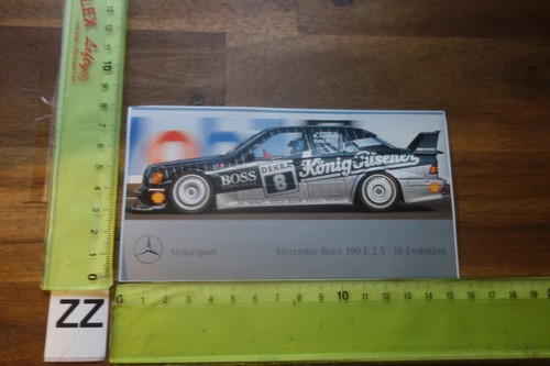 Alter Aufkleber Autohaus Werkstatt Motorsport MERCEDES-BENZ 190 E 2.5  (ZZB)