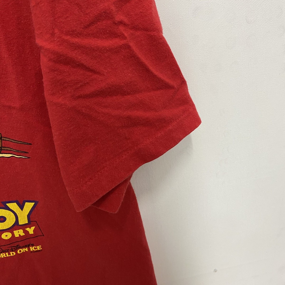VTG 90s Disney Toy Story World On Ice Woody Double Sided