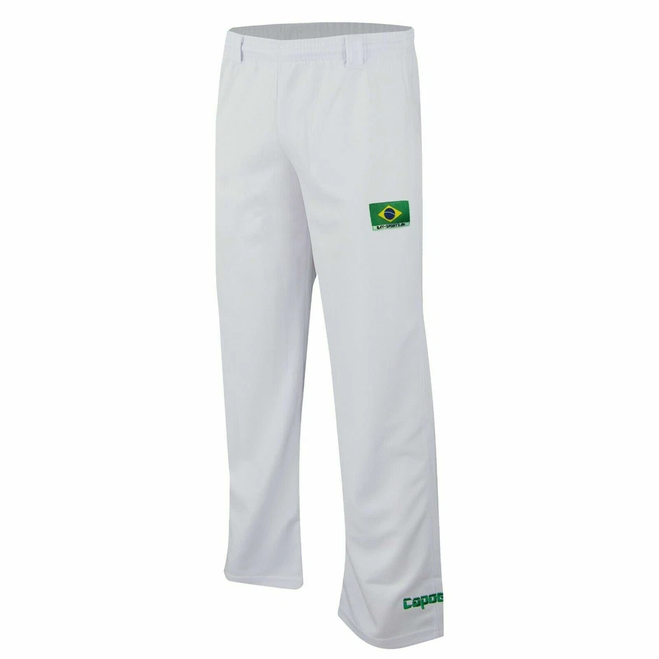 BAY Capoeira Hose weiß Capoeirahose Kampfkunst Kinder Damen Herren Kids Brazil - Bild 1 von 4
