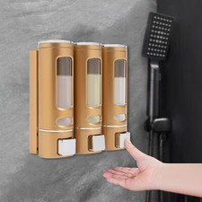 400ml 3 Pack Hotel Shower soap Dispenser, Wall-mounted Shampoo Dispenser Hotel