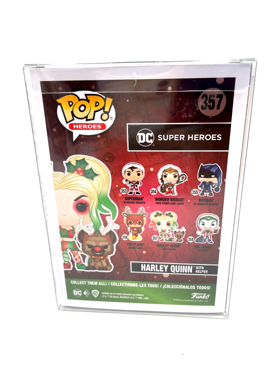 Funko Pop! DC Holiday: Harley Quinn with Helper Buddy #357 +