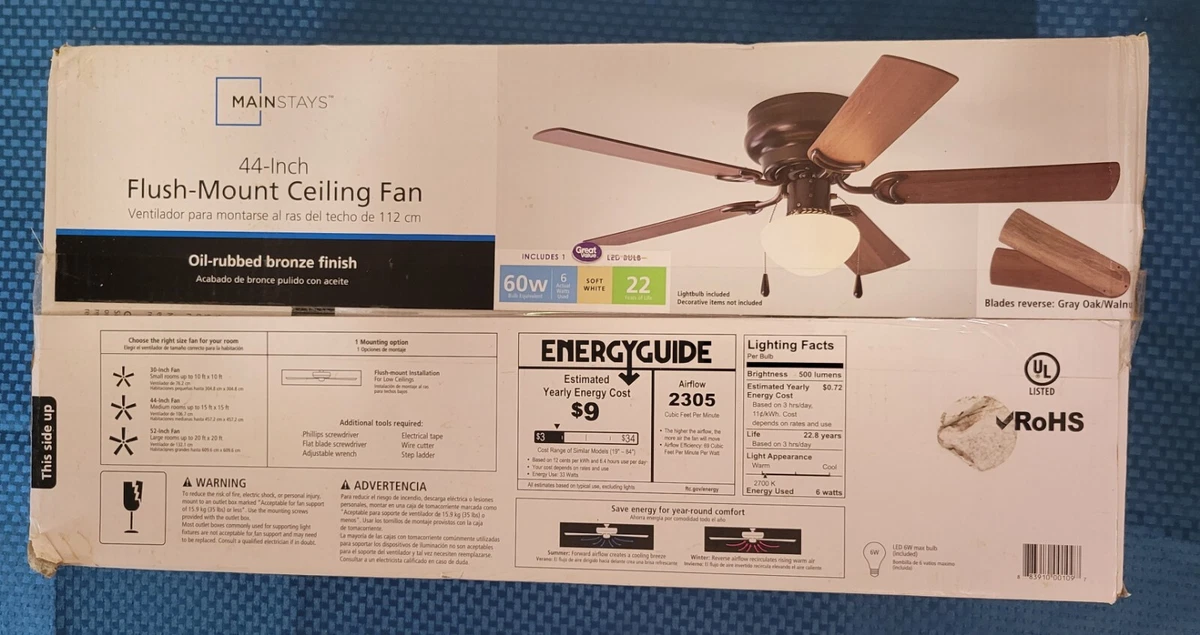 Mainstays Ceiling Fan Instructions Shelly Lighting