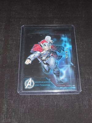 Marvel MCU Avengers Age of Ultron Database Insert Trading Card Thor