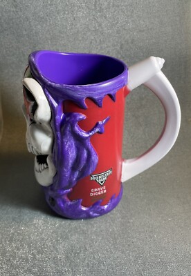 Monster Jam Grave Digger Truck Plastic Cup MUG 20oz Grim Reaper