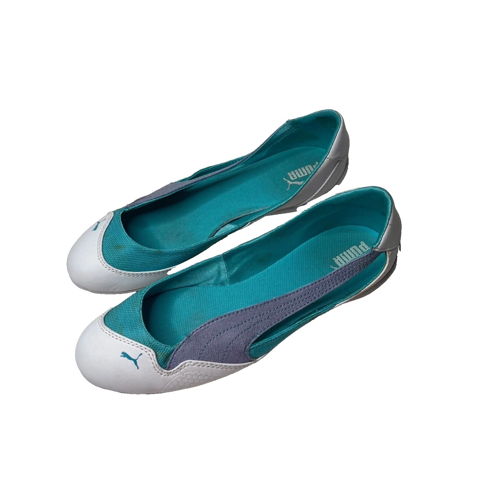 PUMA White Flats for Women