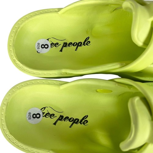 Free People Karlie Green Buckle Clog Womens Size 8 - Picture 7 of 11