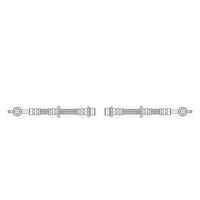 TRW Set Bremsschlauch Vorne Links Rechts FüR Toyota Yaris SCP1_ NLP1_ NCP1_ _P1_