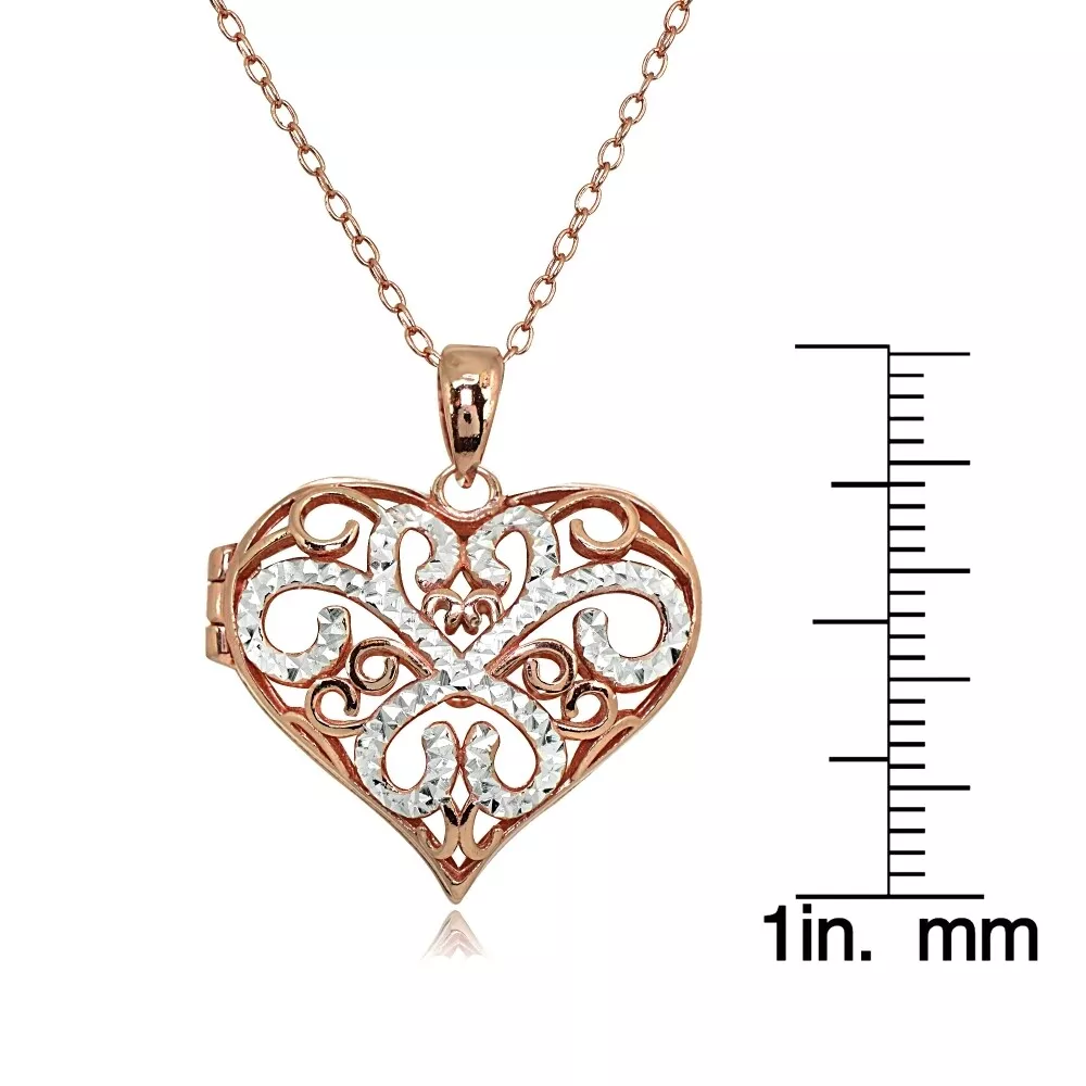 Two tone best sale locket