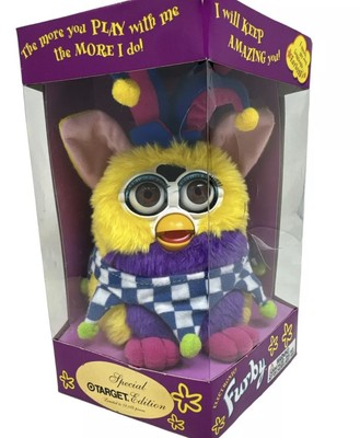 1999 Tiger Electronics | Furby | Target Special Edition Jester | Browns Eyes NEW