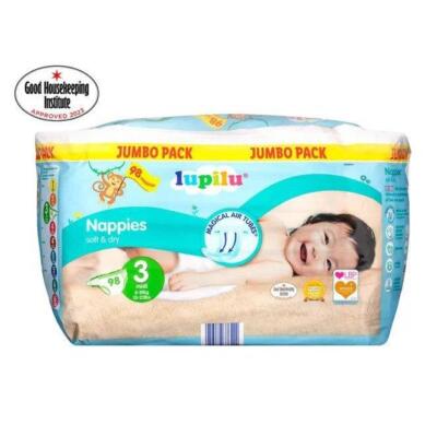 Lupilu Size 3 Nappies Midi Jumbo 98 Pack for sale online | eBay 