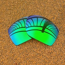 Polarized Lenses Replacement for-OAKLEY Big Taco OO9173 Sunglasses-Green Mirror
