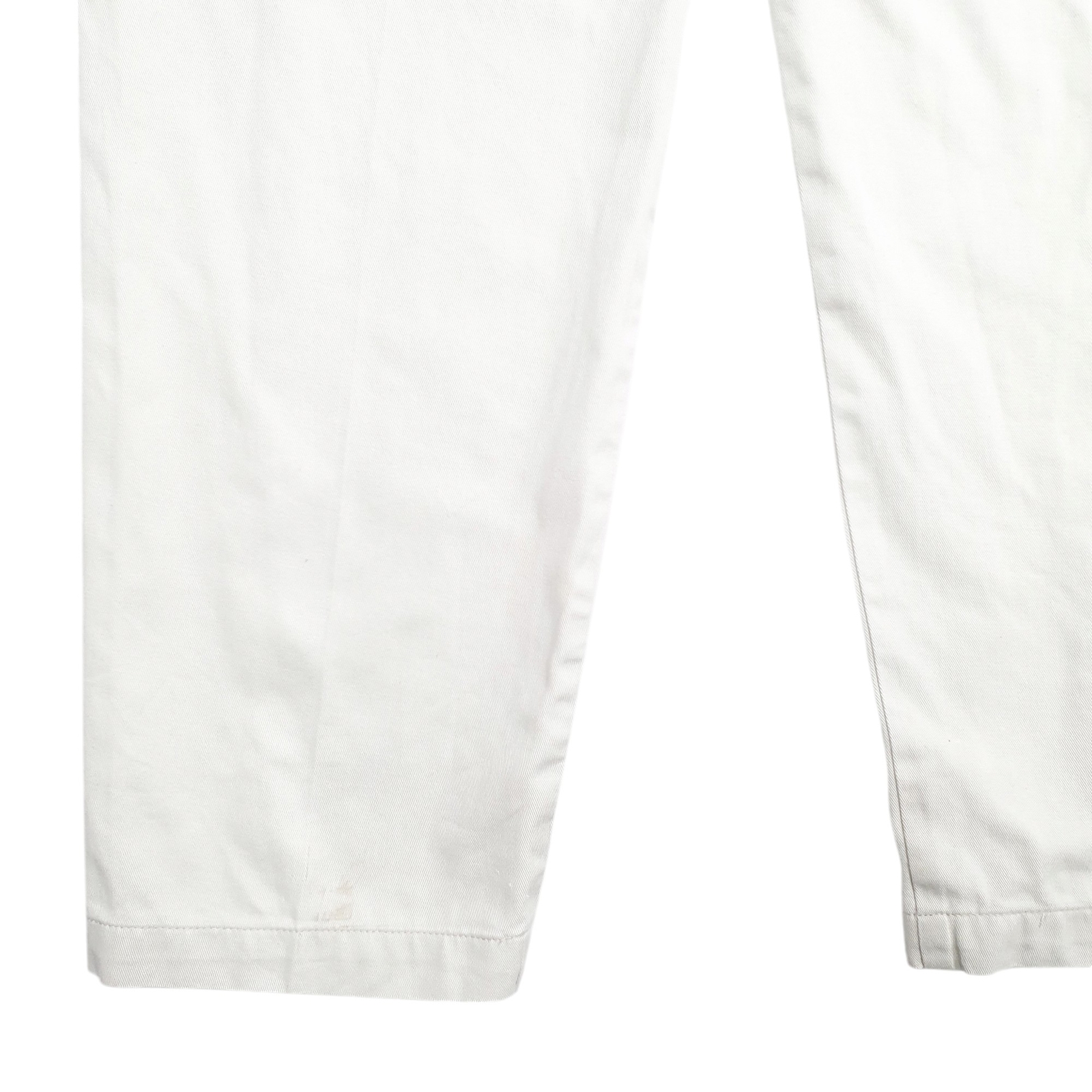 TOMMY HILFIGER Chino Trousers Cotton Cream Mens W38 L30 image 4