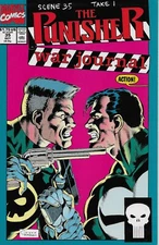 THE PUNISHER WAR JOURNAL #35 MARVEL COMICS 1991 WITH BAG AND BOARD