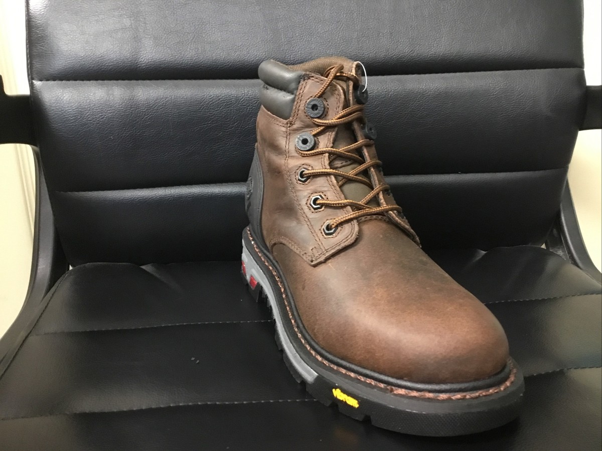 NWB JUSTIN SAFETY TOE WHISKEY BARREL BUFFALO WORK BOOTS: BRAND NEW✨️ Justin Men main image 4