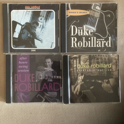 DUKE ROBILLARD 4 CD LOT DUKE'S BLUES DANGEROUS PLACE LIVE & AFTER HOURS SWING EX