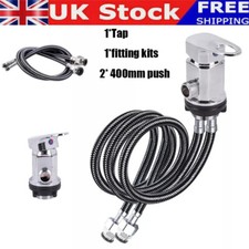 Shower Mixer Tap Outlet 1/2" w/ 400mm Push Fit Tails For Motorhome Campervan NEW