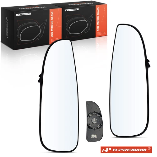 A-Premium 2x Lower Mirror Glass w/ Heated for Ram ProMaster 1500/2500/3500 14-23
