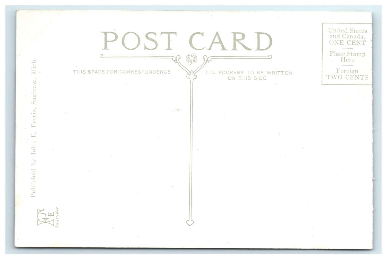 The Saginaw Club Saginaw MI Michigan Postcard View